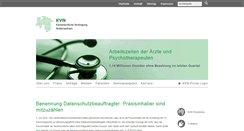 Desktop Screenshot of kvn.de