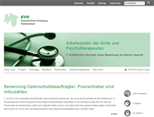Tablet Screenshot of kvn.de